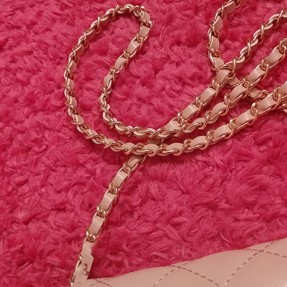 CHRISTIAN LACROIX Pink Quilted Crossbody Purse - Picture 5 of 7